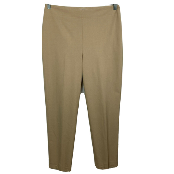 Talbots‎ Pants Womens Sz 8 Straight Leg Hollywood Dress Stretch Side Zip - Picture 1 of 12